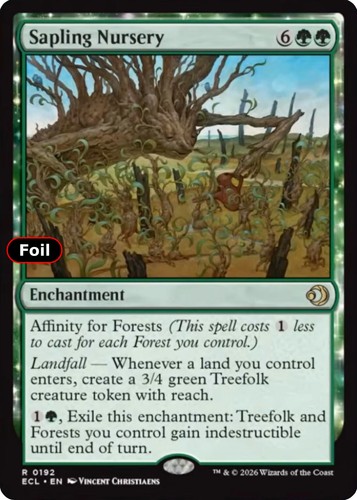Foil sapling nursery 192 - foil,