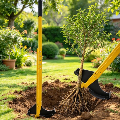 Heavy duty sapling puller - heavy, tool